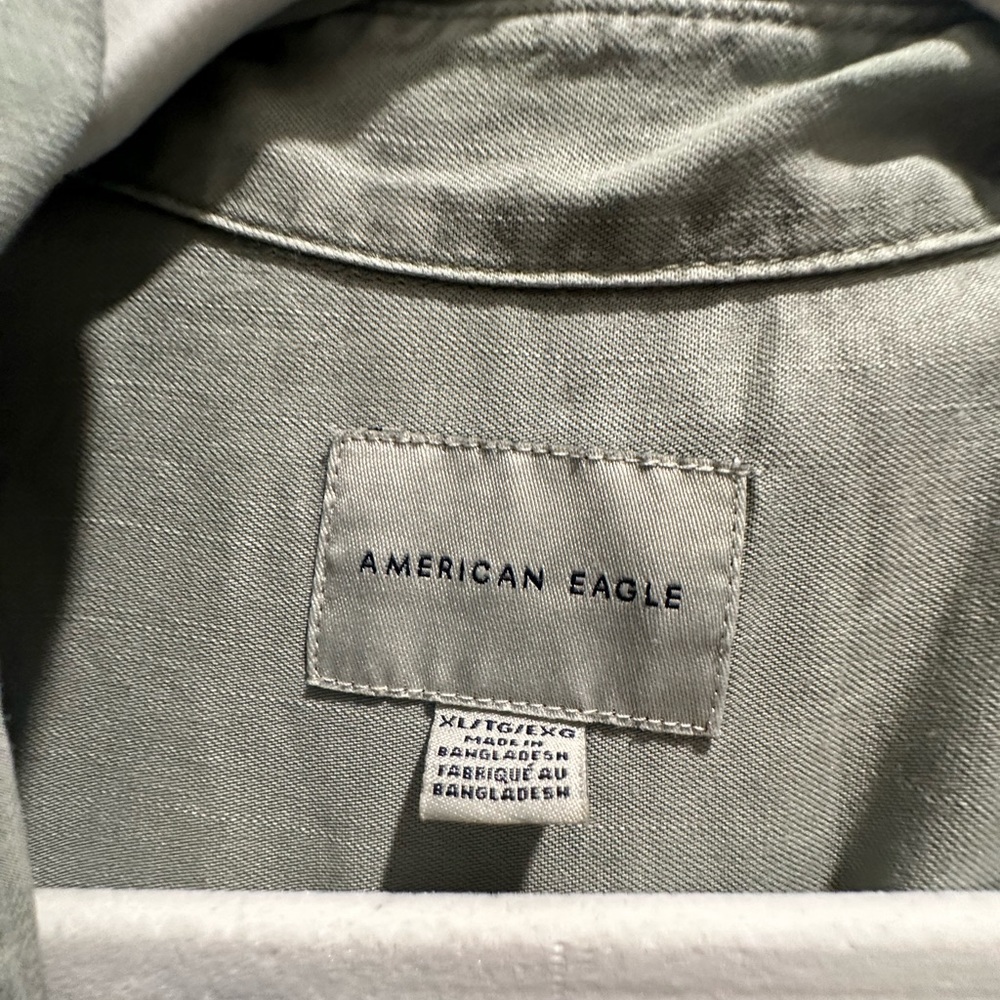 American eagle XL soft army green longsleeve